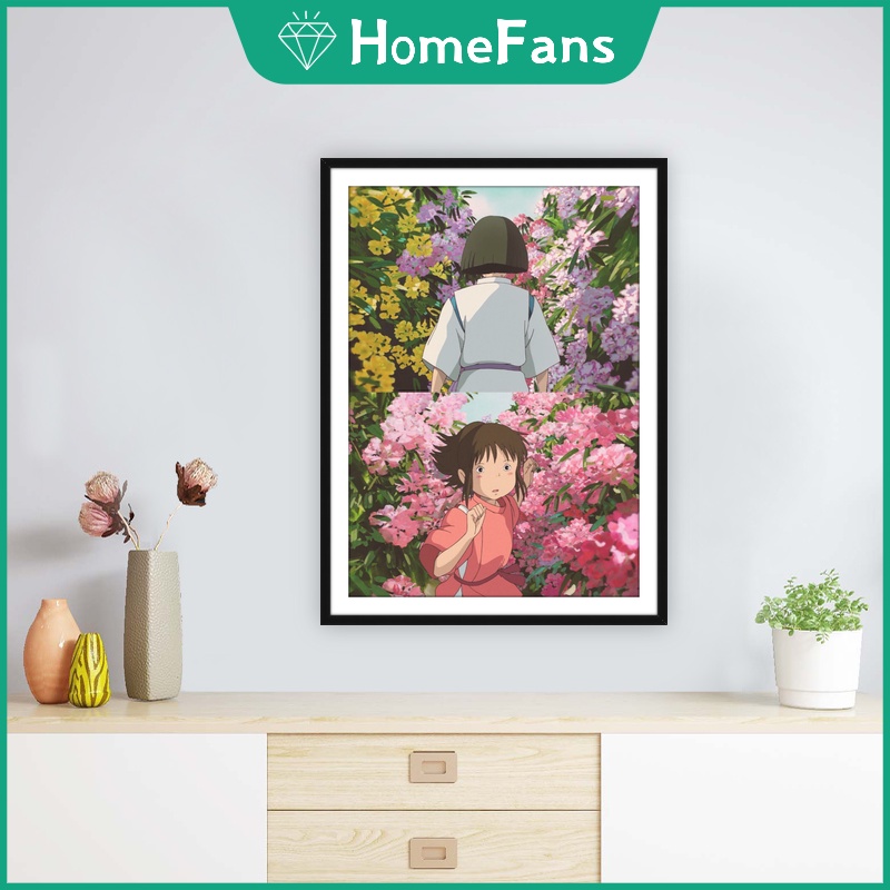 Bộ Tranh Đính Đá 5D Tự Làm Hình Vô Diện 30x40cm / 40x50cm