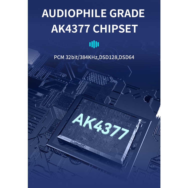 Cáp KhuếCh ĐạI Âm Thanh Tai Nghe 7Hz SEVENHERTZ 71 USB DAC AMP USB-C Sang 3.5mm PCM384 DSD128