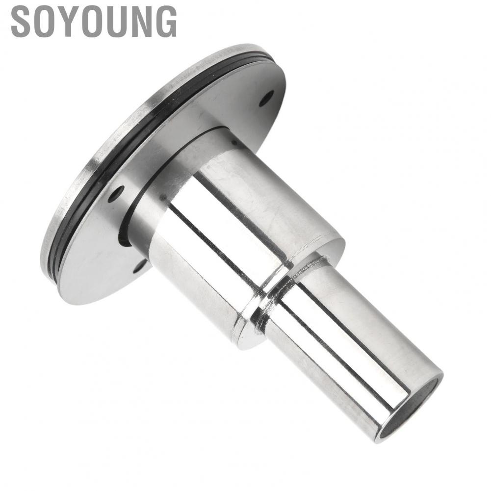 Soyoung Hull Exhaust Fittings Thru Hull Exhaust Skin Stainless Steel Durable for Car