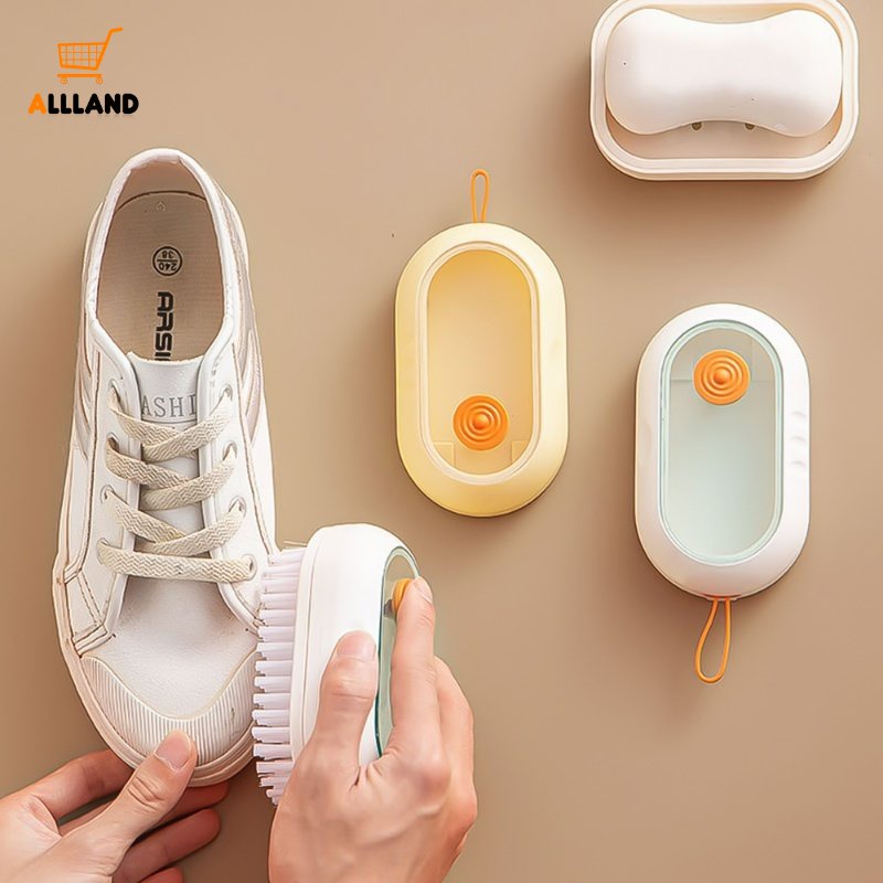 Bàn Chải Lông Mềm Tự Động Loại Bỏ Vết Bẩn Trên Quần Áo / Giày Dép Tiện Dụng