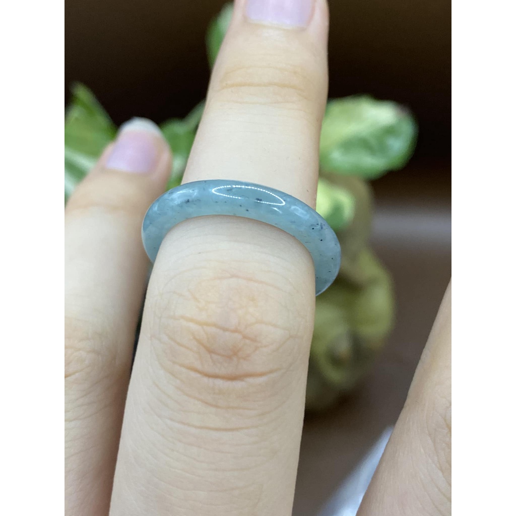 Nhẫn Cẩm thach lam ngoc hàng type A siêu xinh - đá tư nhiên, đá phong thuy
