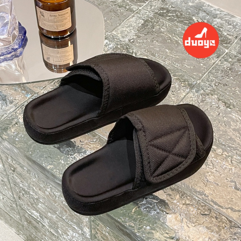 Duoya Tóc Thẳng ~ [Hàng Có Sẵn] Dép Đế Dày Chống Trượt Thời Trang Ngoài Trời Cho Nữ