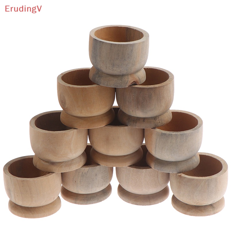 Set 10 Khay Gỗ Đựng Trứng Gọn Nhẹ Cho Nhà Bếp