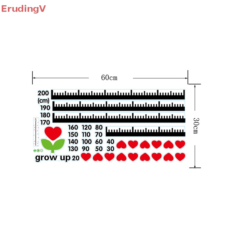 [ErudingV] Đề Can Đo Chiều Cao Dán Tường Hình Động Vật Dưới Biển [Mới]