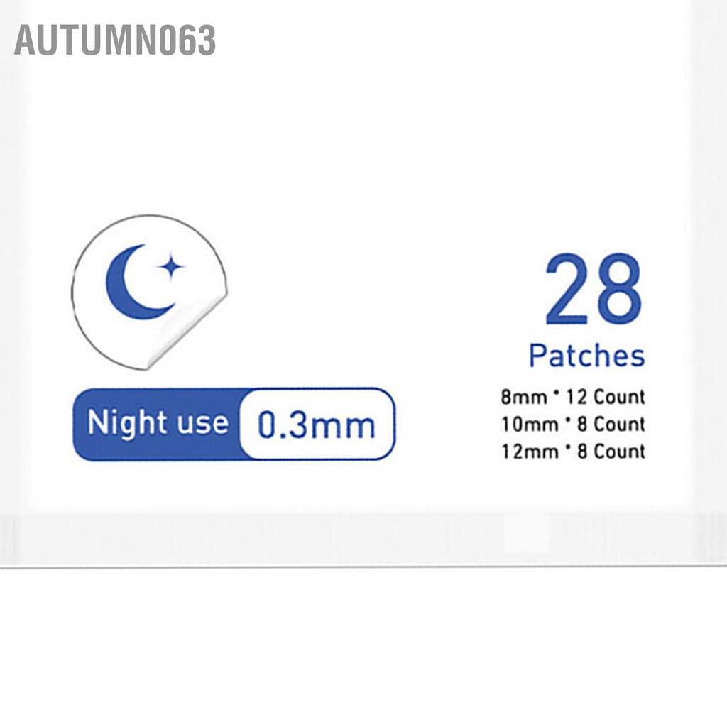 Autumn063 Tea Tree Acne Patch Healing Thấm mồ hôi Sửa chữa Da Miếng dán trị mụn cho mặt