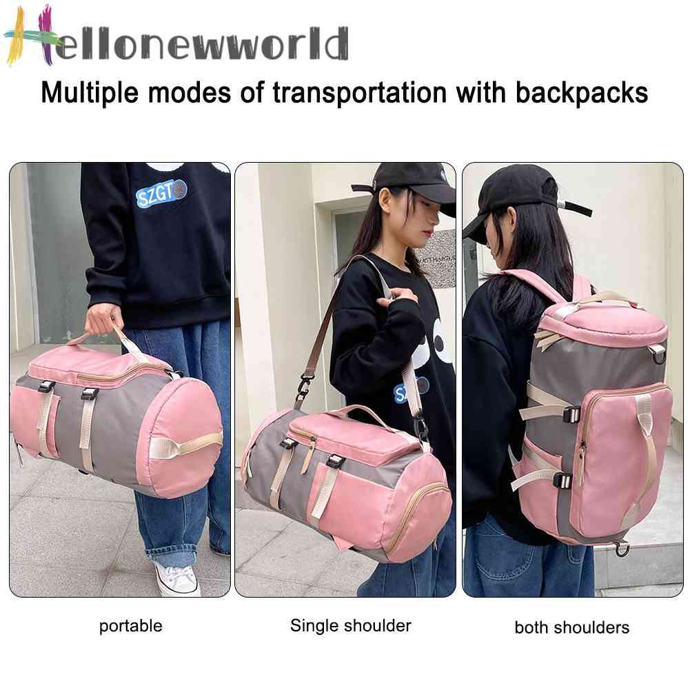 Túi Đựng Đồ Tập Thể Thao Sức Chứa Lớn Chia Ngăn Khô / Ướt Tiện Dụng Cho Nam Và