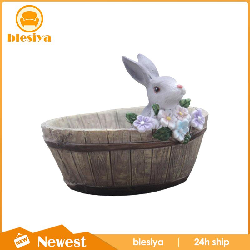 [Blesiya] Bình Hoa Để Bàn Hình Thỏ Sáng Tạo Trang Trí Khách Sạn / Phòng Ngủ / Sân