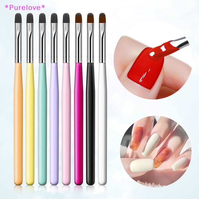 Cọ Trang Trí Móng Tay Nghệ Thuật Màu Gradient Tiện Dụng Mới