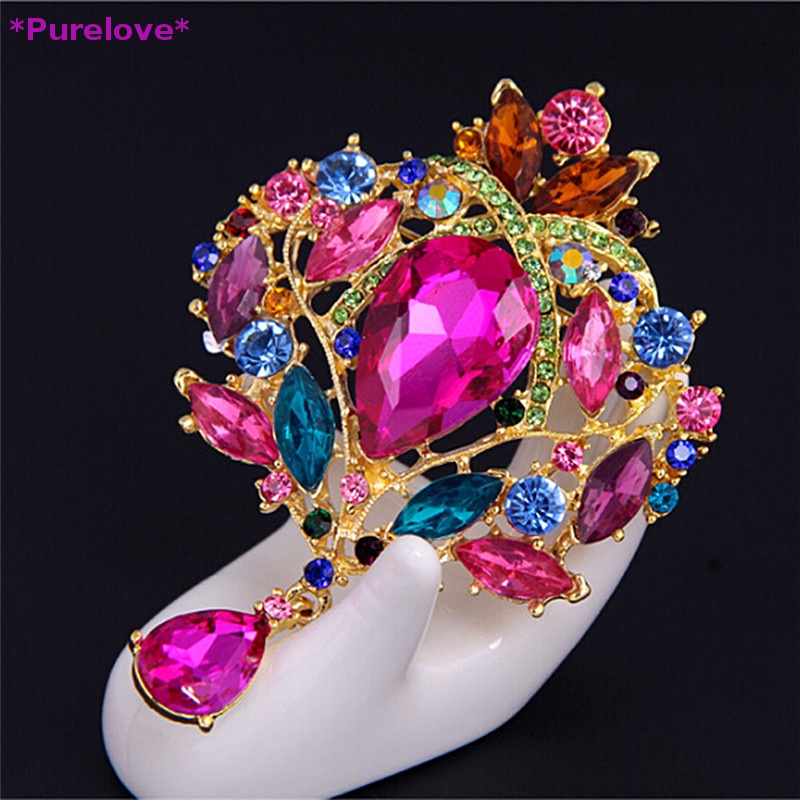 Cài Áo Hình Vương Miện Đính Đá Thời Trang Dành Cho Nữ Mới