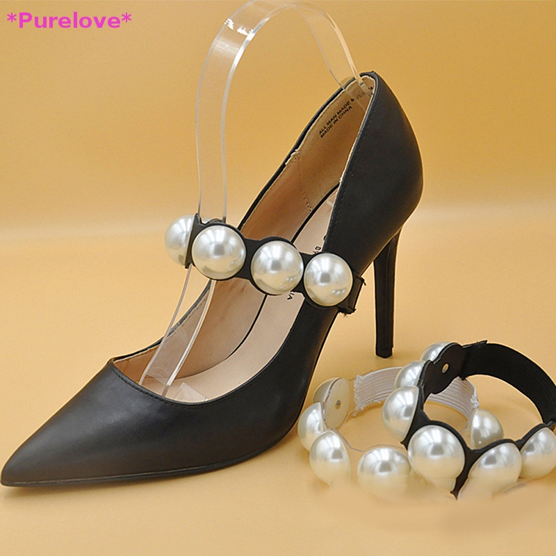 1 Cặp Dây Đeo Giày Cao Gót Co Giãn Chống Rơi Dành Cho Nữ Mới