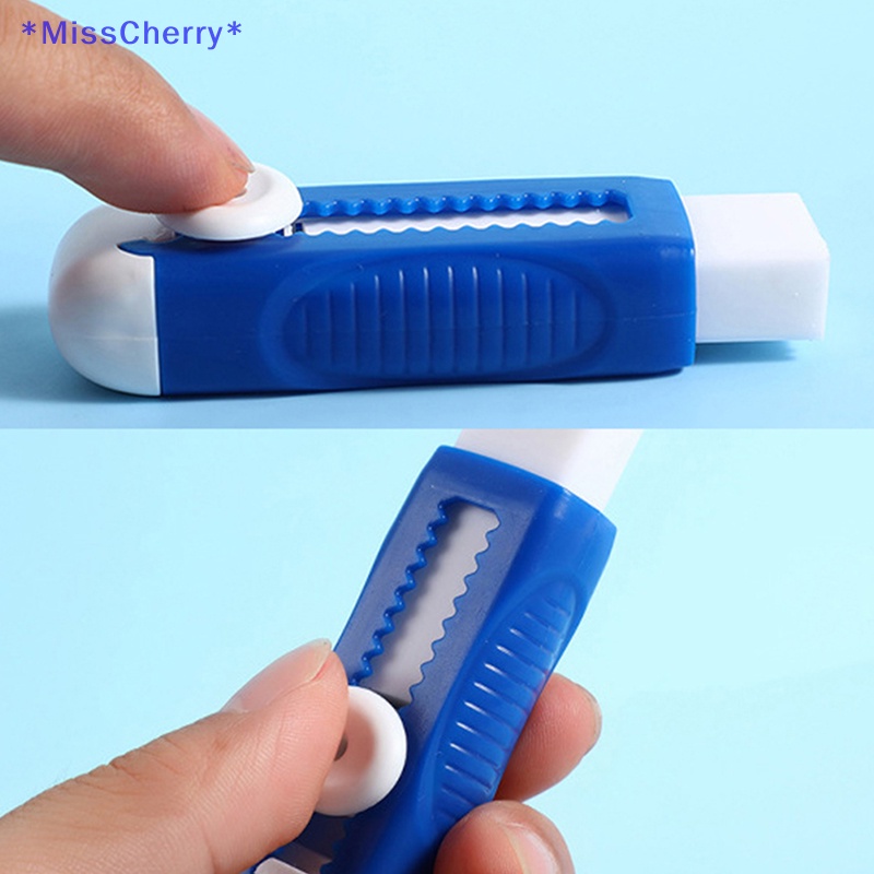 1 Bộ Gôm Tẩy Bút Chì Màu Bằng Nhựa Có Thể Thu Gọn Tiện Dụng Mới