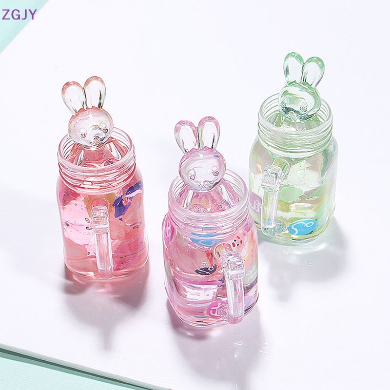 Đồ trang trí Thỏ Phát Sáng Bằng Nhựa Resin Trang Trí DIY Mới