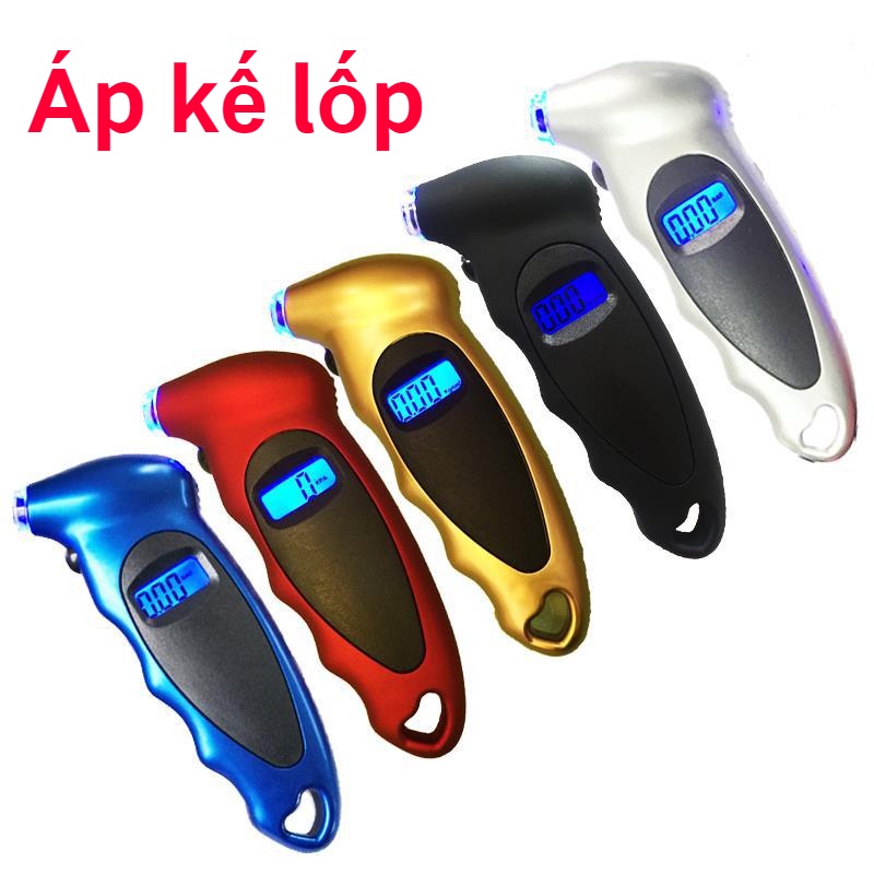Đồng hồ đo áp suất lốp cảm biến điện tử có đèn led