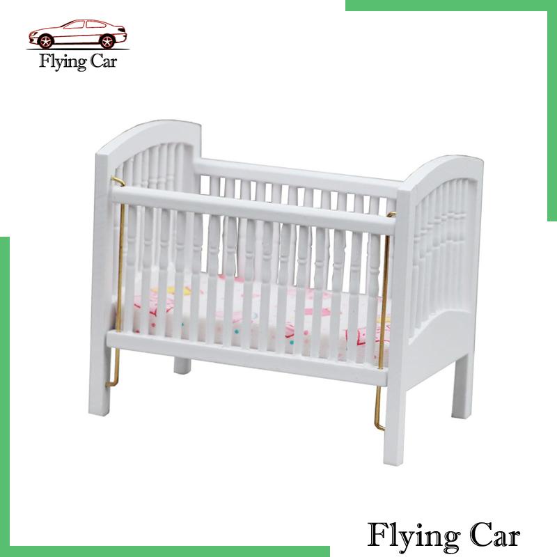 Nôi Em Bé Bằng Gỗ 1: 12 Cho Nhà Búp Bê [Lzdjfmy2]