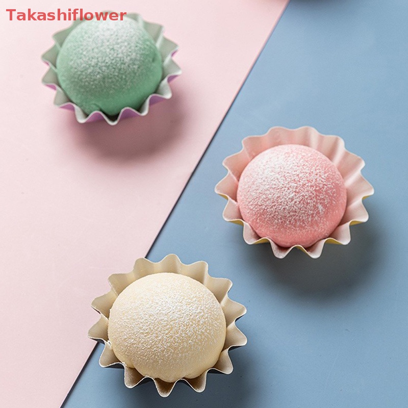 Set 50 Cốc Giấy Màu Sắc Xinh Xắn Đựng Bánh Cupcake