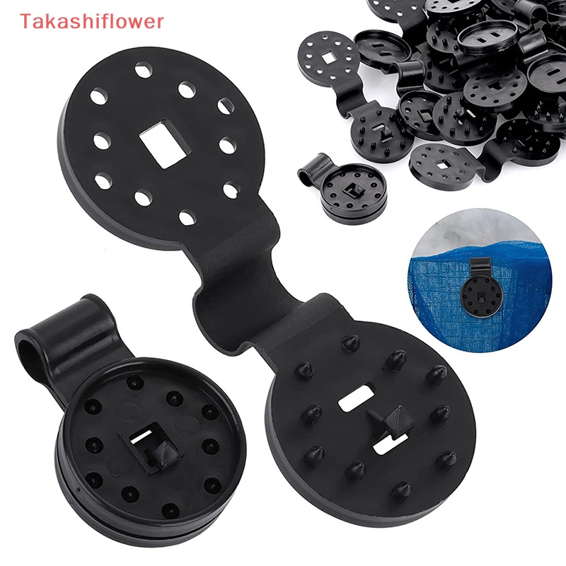 Set 10 Kẹp Nhựa Cố Định Tấm Che Nắng Cho Nhà Kính