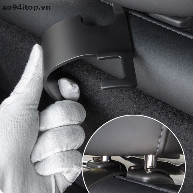 Bộ 2 Móc Treo Đồ Gắn Ghế Sau Xe Hơi Tesla Model Y Tiện Lợi