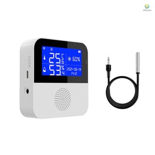 Thiết bị cảm biến nhiệt độ / độ ẩm wifi thông minh điều khiển bằng giọng nói tương thích amazon alexa google home 25ho