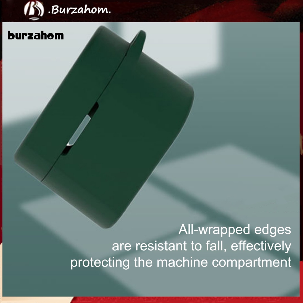 Vỏ Bảo Vệ Hộp Sạc Tai Nghe QCY HT01 Bằng Silicon Màu Trơn Chống Sốc