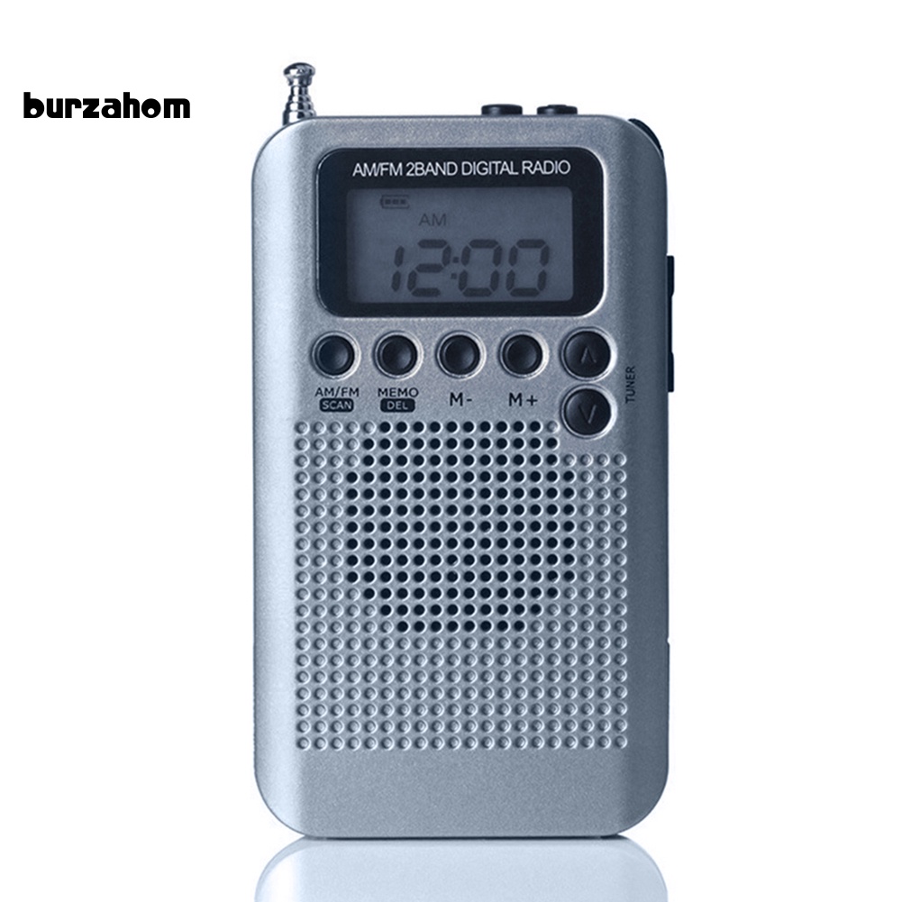 Radio Kỹ Thuật Số Mini HRD-104 Băng Tần Kép Màn Hình LCD