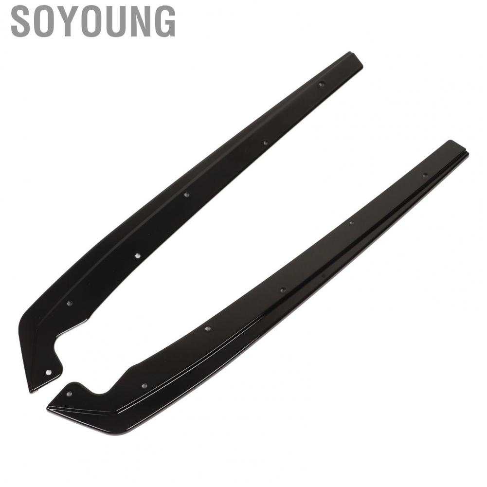 Soyoung Bumper Corner Guard Rear Bumper Spoiler Sporty Look Aerodynamic Design for 5 Series G30 Sedan M Sport