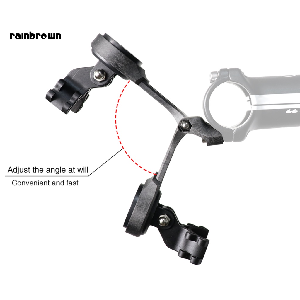 Giá Đỡ Đồng Hồ Bấm Giờ Bằng Sợi Carbon Gọn Nhẹ Có Thể Điều Chỉnh Cho Xe Đạp Địa Hình