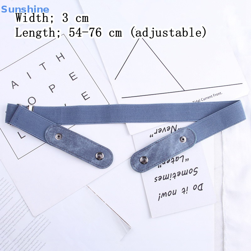 Thắt Lưng Co Giãn Không Khóa Thời Trang Cho Nam Và Nữ