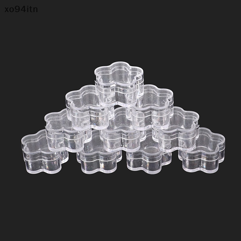 Set 10 Lọ Nhựa Rỗng Trong Suốt Đựng Kem / Mẫu Thử