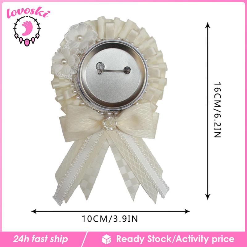 [Lovoski] Giá Đỡ Huy Hiệu Anime Màu Trơn Đa Năng Phong Cách Retro Cho Mũ / Đầm DIY