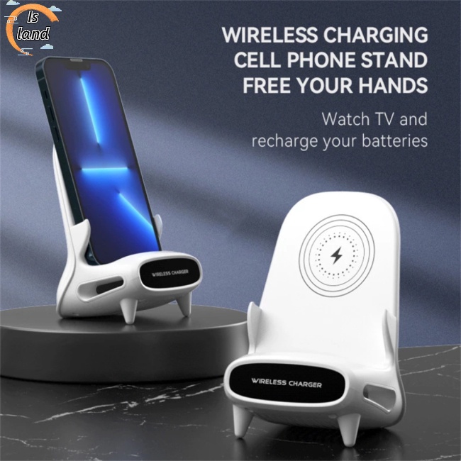 Giá Đỡ Điện Thoại Kiêm Sạc Không Dây Tự Động Mini