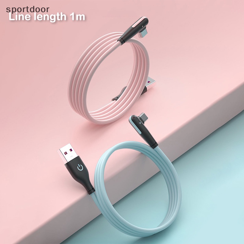 Cáp Sạc Nhanh USB Type C 5A 5A Bằng Silicon Mềm Cho Huawei Mate 40 Xiaomi POCO X3