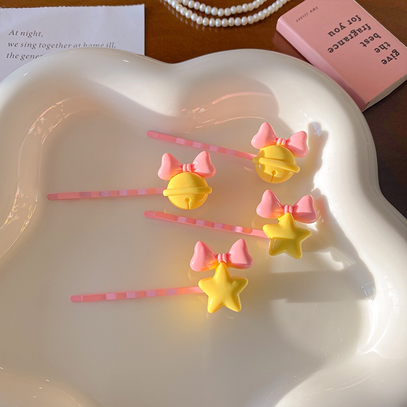 Kẹp Tóc Hình Ngôi Sao / Nơ / Trái Tim Ngọt Ngào Cho Nữ