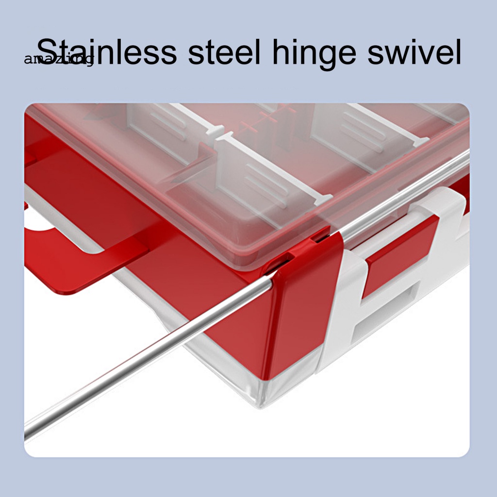 Hộp Đựng Mồi Câu Cá Hai Mặt Cứng Sức Chứa Lớn Đa Năng An Toàn Chống Mài Mòn