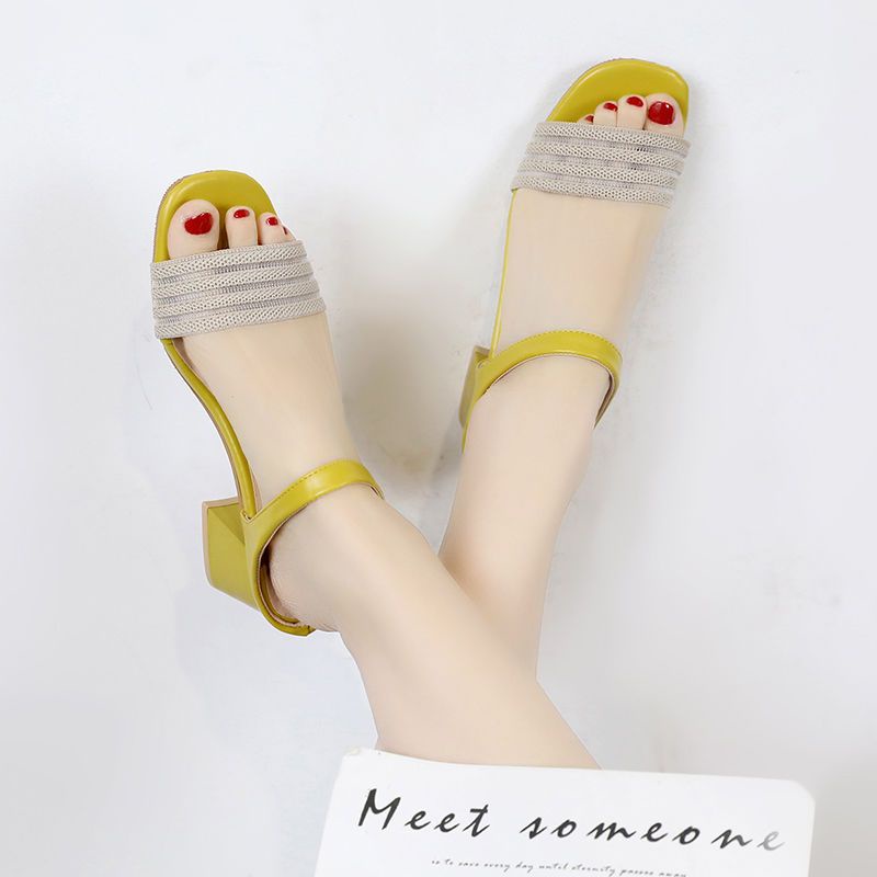 Dép Sandal Phong Cách Phương Tây Thời Trang Mùa Hè Mới Cho Nữ