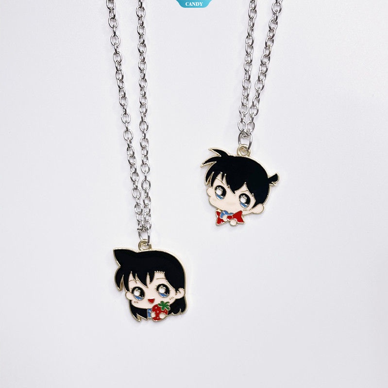 Vòng cổ Mặt Nhân Vật Thám Tử Conan Thời Trang Hip Hop Cho Cặp Đôi