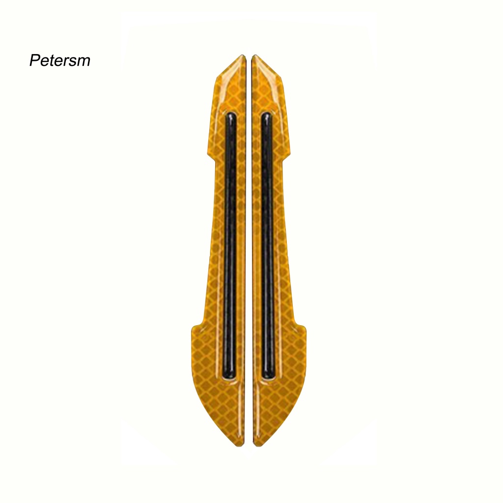 Bộ 2 Miếng Dán Phản Quang Cảnh Báo An Toàn Chống Va Chạm Cho Tay Nắm Cửa Xe Hơi