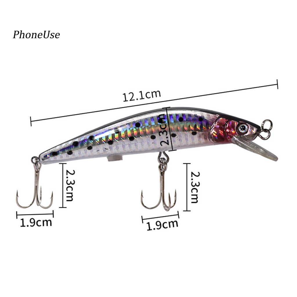 Mồi Câu Cá Giả Bằng Da PU Có Thể Sạc Lại Bằng Cổng USB