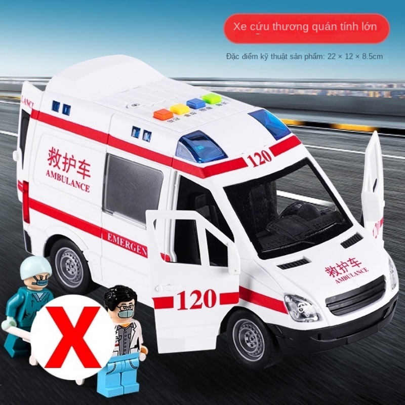 Mô Hình Xe Cứu Thương Chống Rơi Vỡ Dành Cho Bé Trai Và Bé Gái