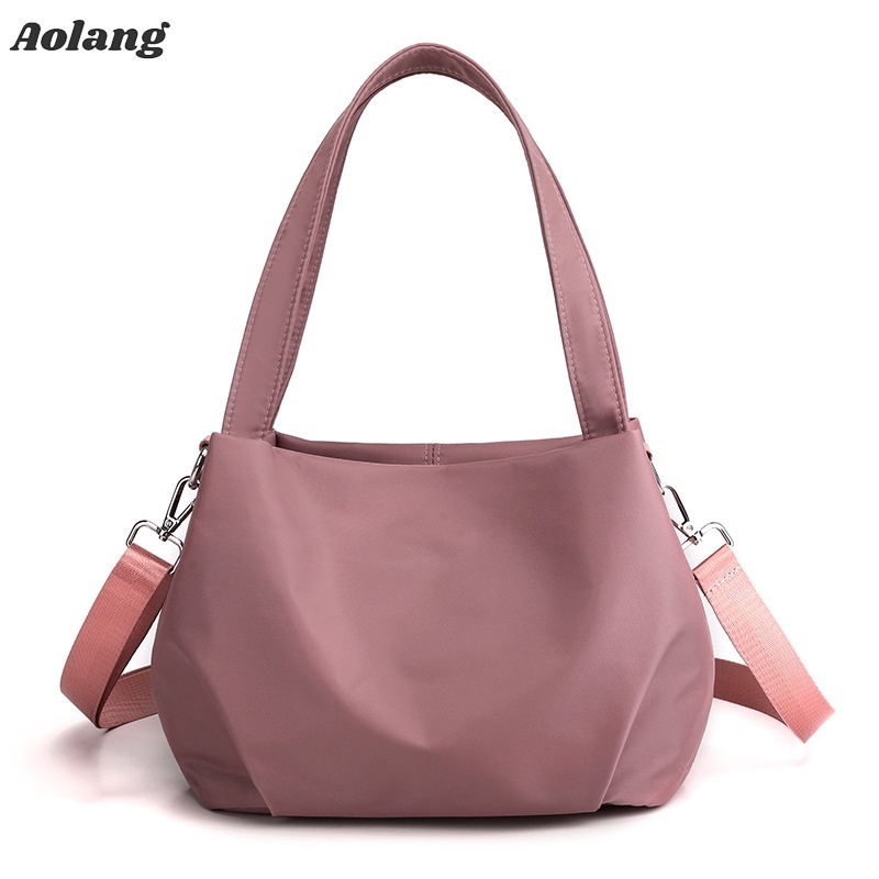 Aolang Túi Xách canvas Cỡ Lớn Thời Trang Hàn Quốc Cho Nữ