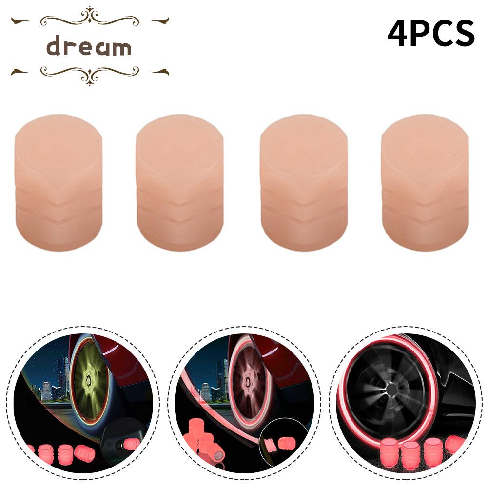 【DREAMLIFE】4/8/16X Universal-Fluorescent Car Tire Valve Auto Tyre Valves Red General Tools