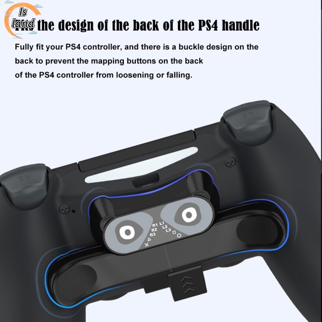 Bộ Nút Bấm Điều Khiển Mở Rộng Thay Thế Chuyên Dụng Cho Tay Cầm Chơi Game Ps4