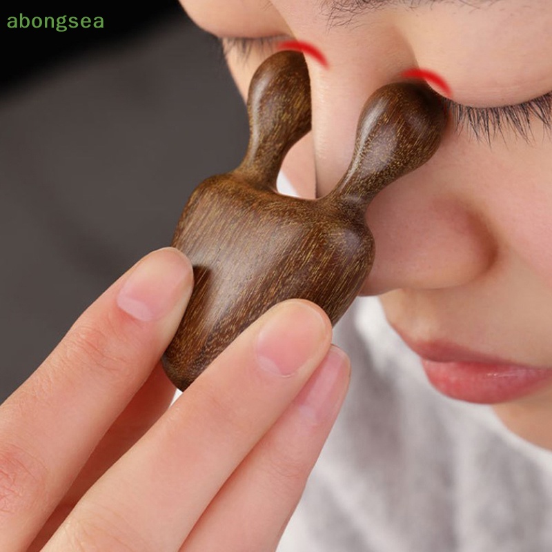 Abongsea Lược Gỗ Mát Xa Thư Giãn Cơ Bắp Tiện Dụng