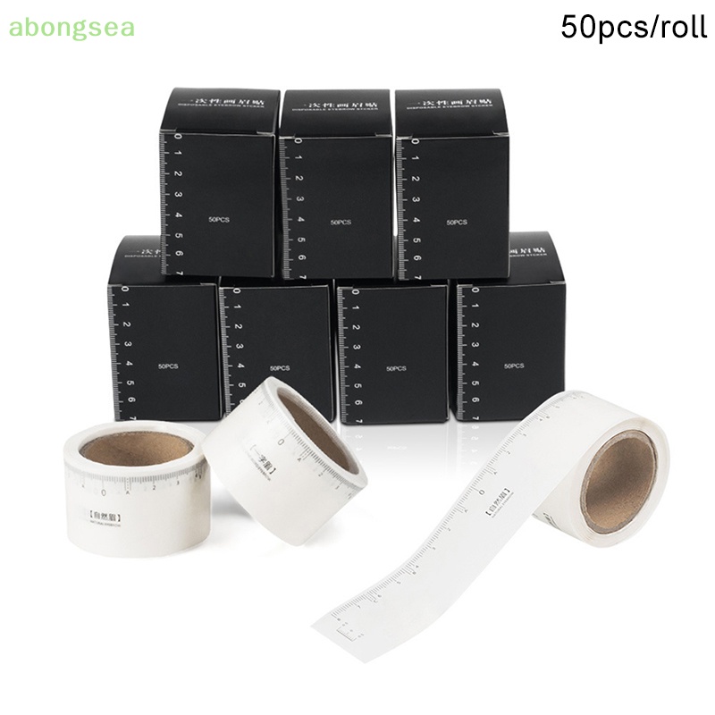 Abongsea Thước Dán Định Hình Xăm Lông Mày Dùng Một Lần Tiện Dụng