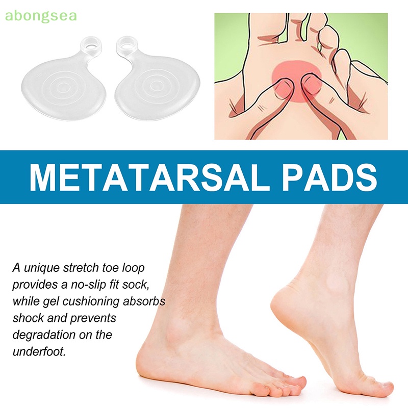 1 Cặp Đệm Silicone Gel Dán Mát Xa Chân