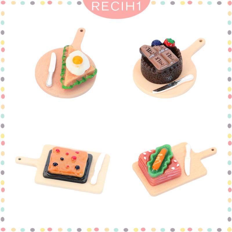 Bộ Đồ Chơi Mô Hình Bánh Mì Tỉ Lệ 1 / 12 Cho Nhà Búp Bê