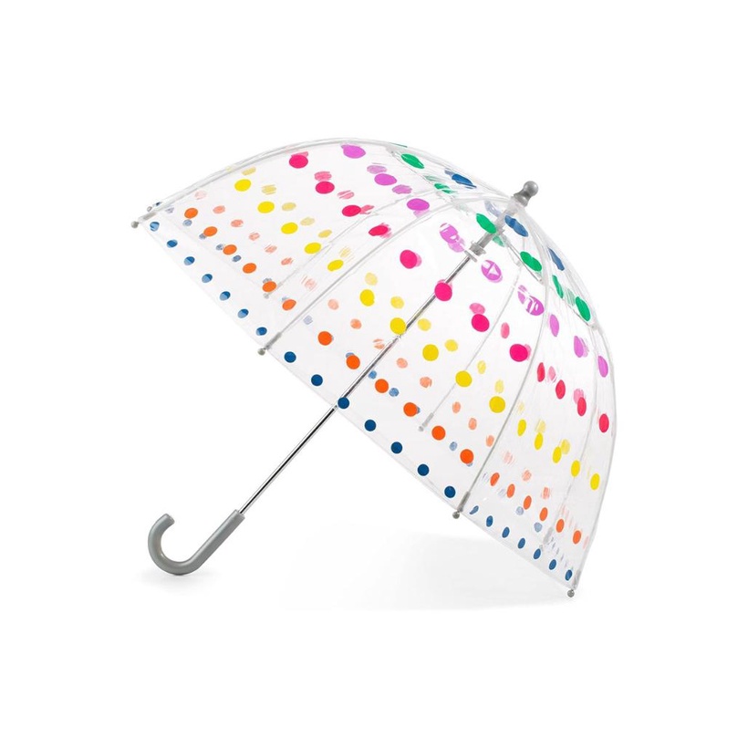 Children'S Umbrella Windproof And Rainproof Japanese Style Color Wave Point Transparent Kid‘S’ Cute [Q/13]