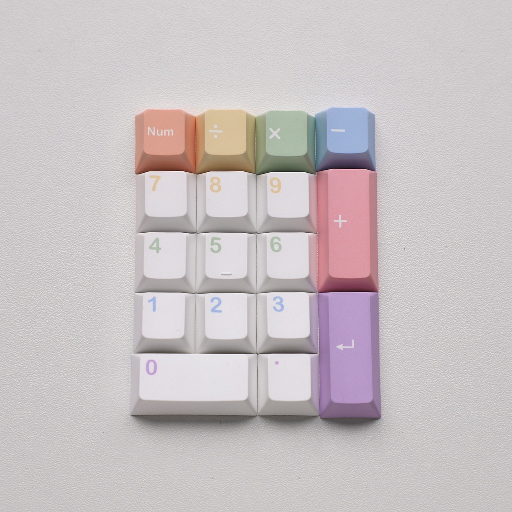 Bộ keycap MG Rainbow 160 nút in dyesub màu cầu vồng chất lượng cao dày 1.5mm - Kicap
