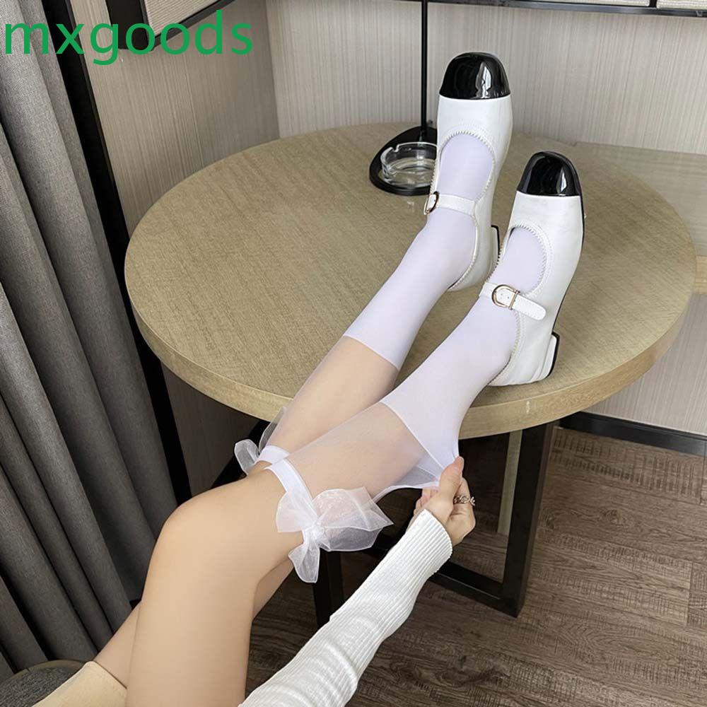 Vớ Dài Qua Gối Đính Nơ Phong Cách Lolita Ngọt Ngào Cho Nữ