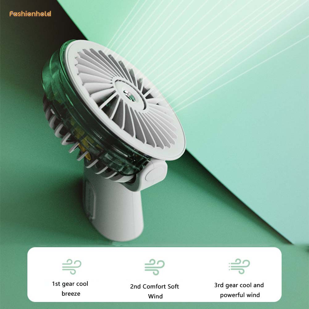 Quạt Phun Sương Cầm Tay Làm Mát Tiếng Ồn Thấp Cho Văn