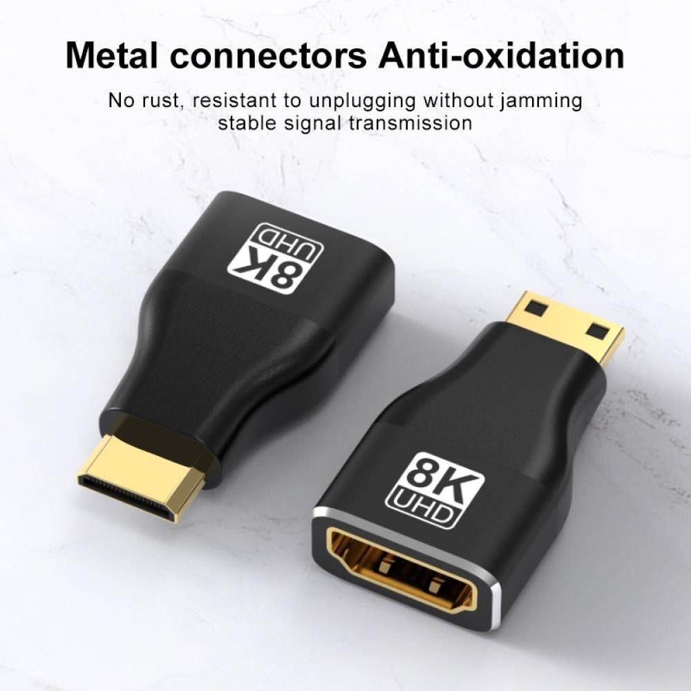 Bộ 3 Đầu Chuyển Đổi HDMI 8K 60HZ 120Hz Mini / Micro HD 90 270 Độ 60HZ HDTV Chuyên Dụng